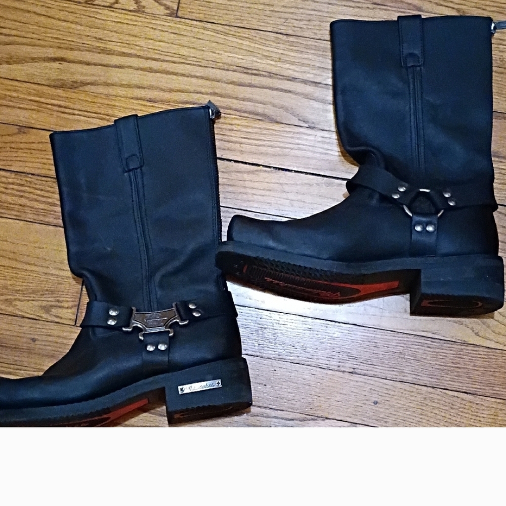 Men's Black Leather Boots